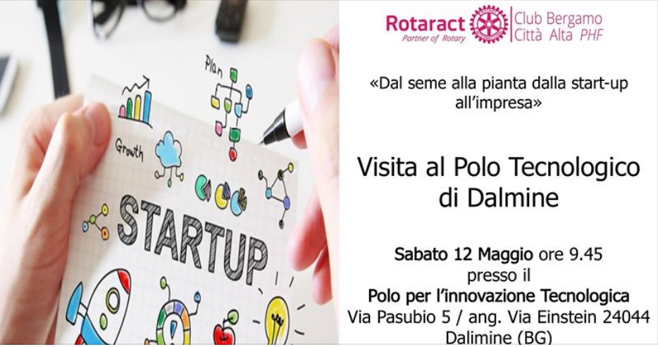 visita Rotaract all incubatore di imprese